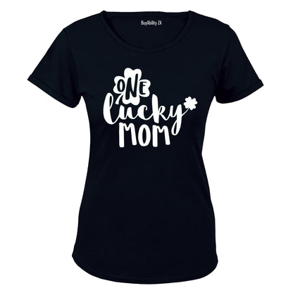 One Lucky Mom - St Patrick's Day - Ladies - T-Shirt - BuyAbility