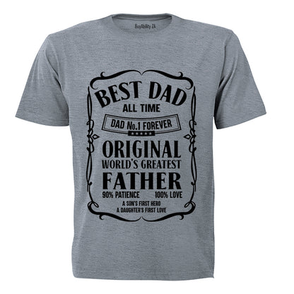 Original World's Greatest Father - Adults - T-Shirt