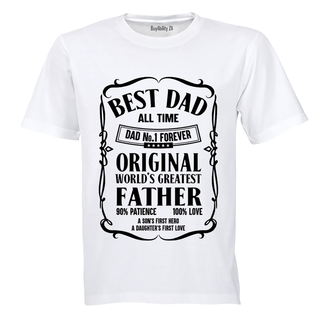 Original World's Greatest Father - Adults - T-Shirt