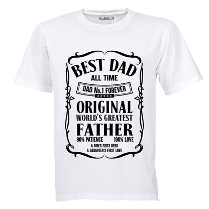 Original World's Greatest Father - Adults - T-Shirt