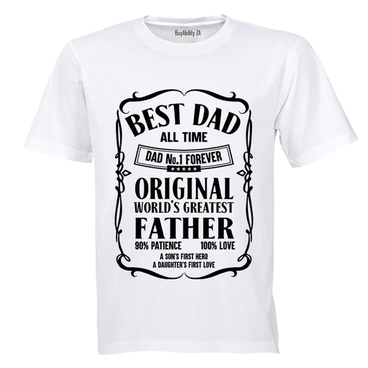 Original World's Greatest Father - Adults - T-Shirt