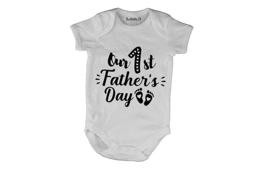 Our 1st Father's Day - Feet - Baby Grow - BuyAbility South Africa