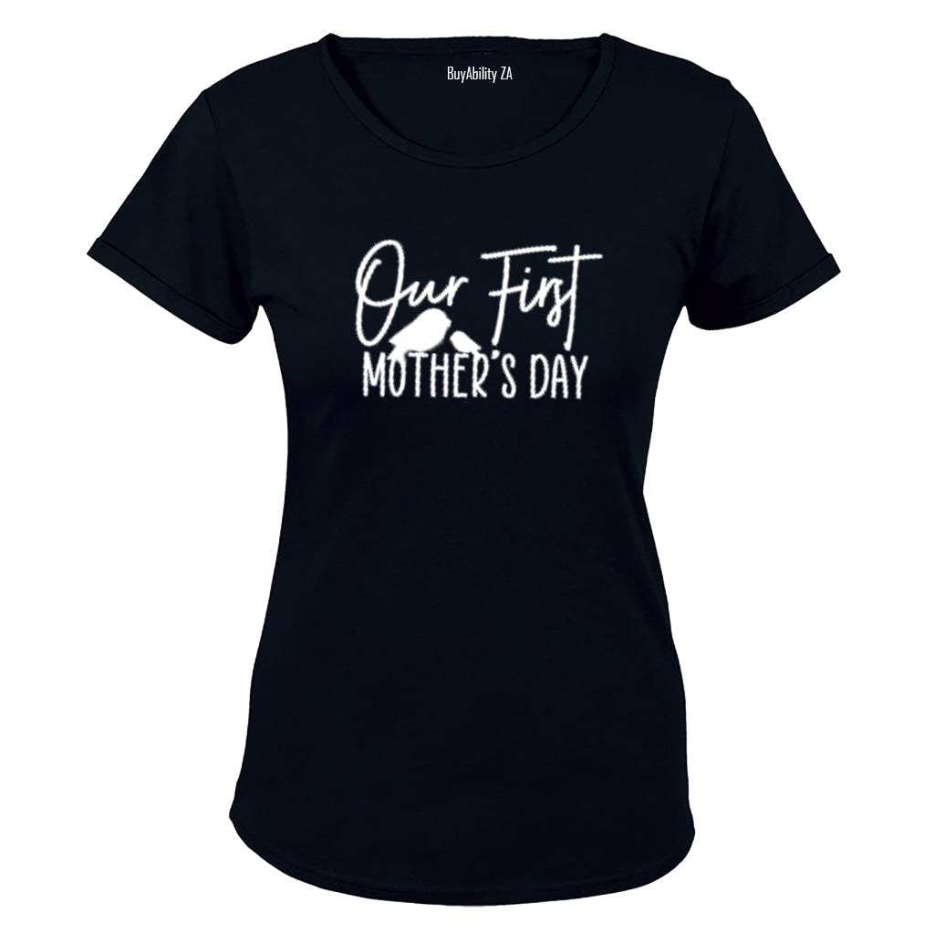 Our First Mother's Day - Birds - Ladies - T-Shirt - BuyAbility South Africa
