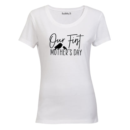 Our First Mother's Day - Birds - Ladies - T-Shirt - BuyAbility South Africa