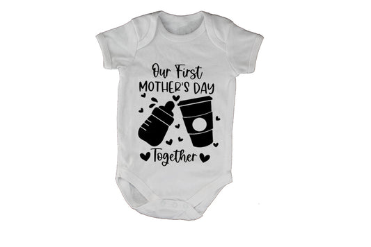 Our First Mother's Day - Coffee & Milk - Baby Grow - BuyAbility South Africa