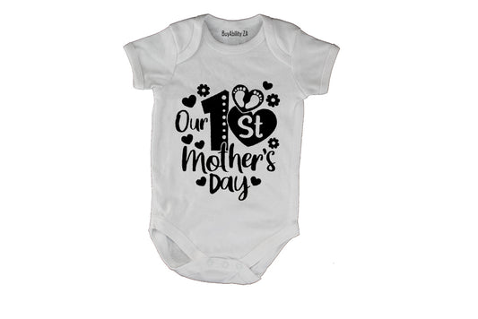 Our First Mother's Day - Bold - Baby Grow