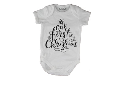 Our First Christmas - Baby Grow