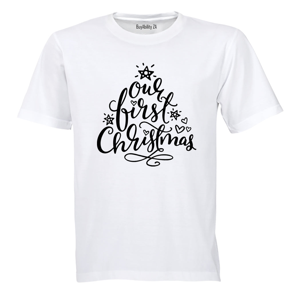 Our First Christmas - Adults - T-Shirt - BuyAbility