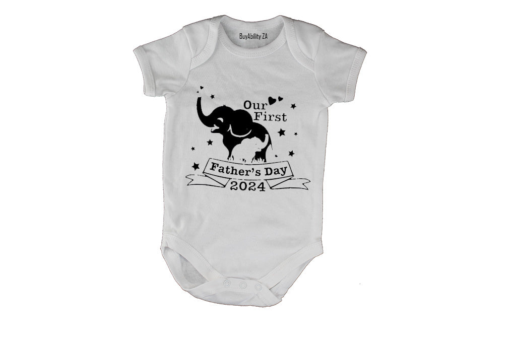 Our First Fathers Day 2024 - Baby Grow