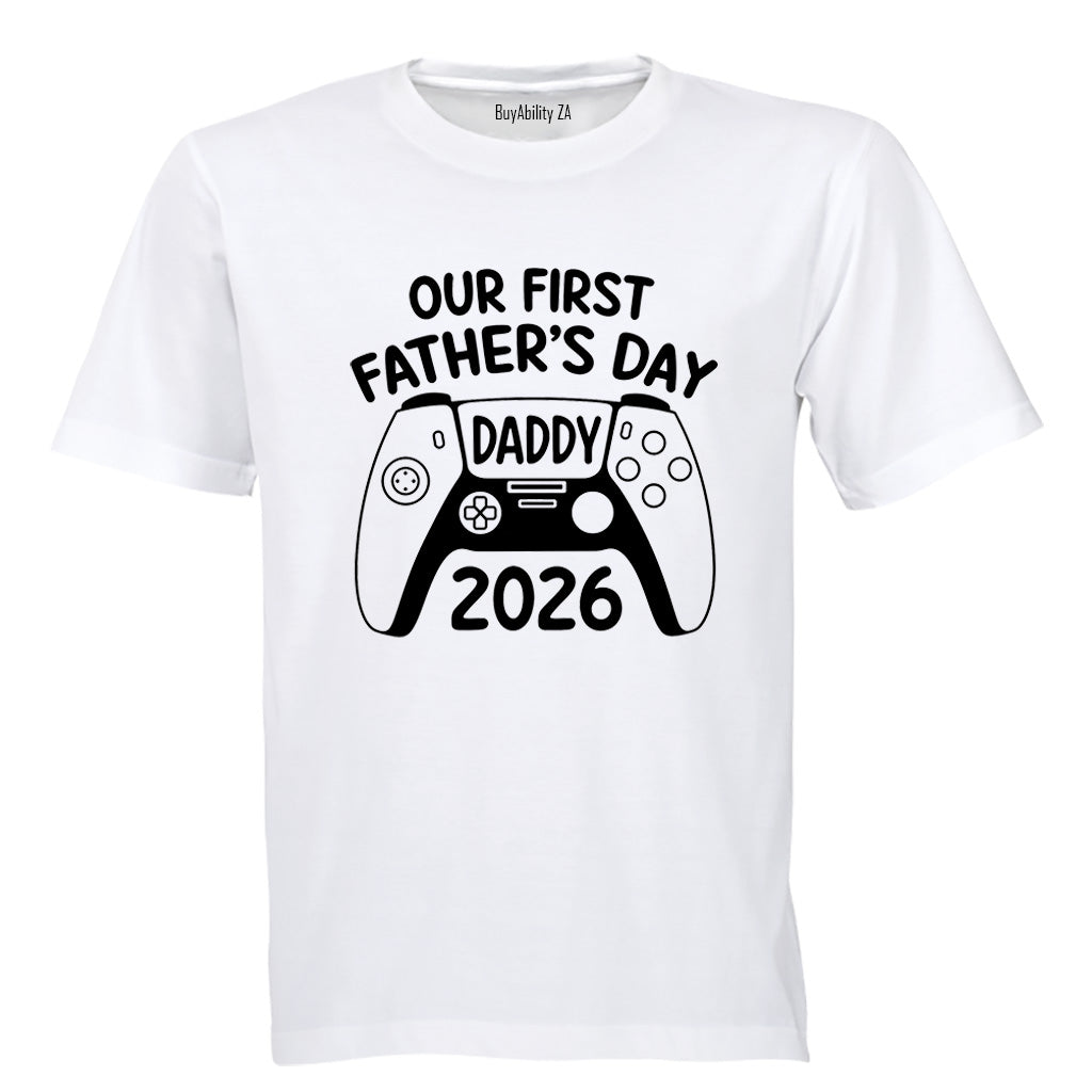Our First Father's Day 2026 - Adults - T-Shirt - BuyAbility South Africa