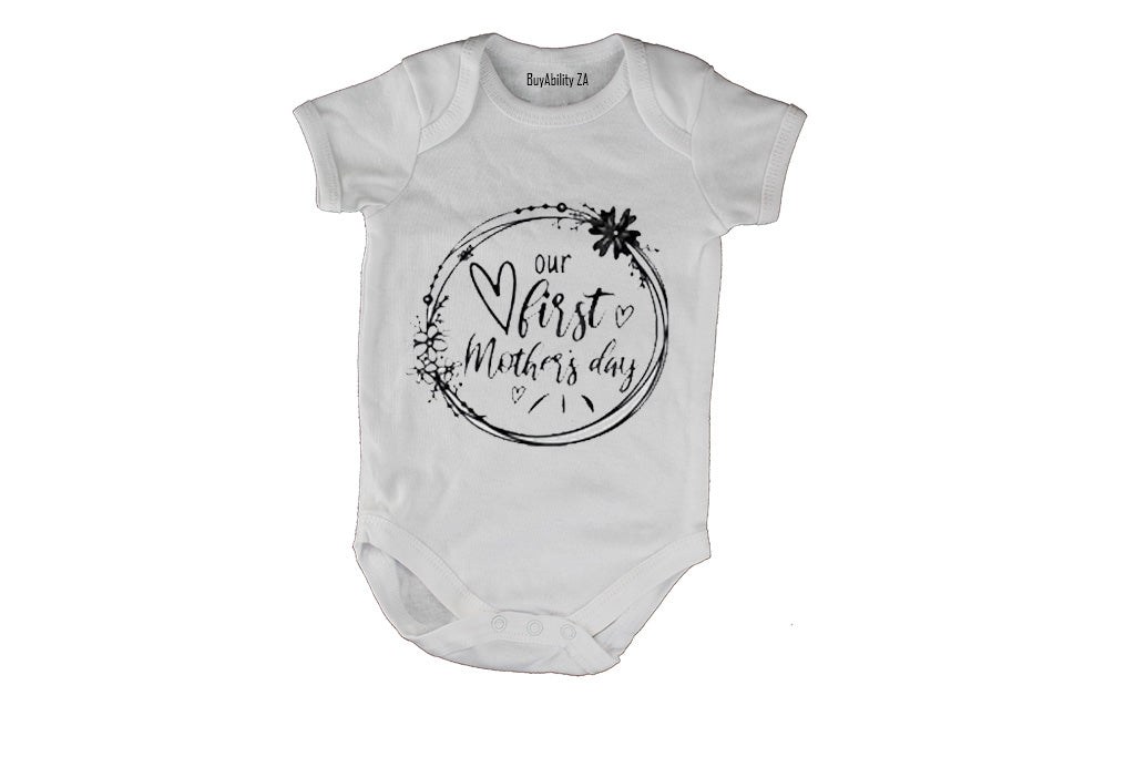 Our First Mothers Day - Circular - Baby Grow