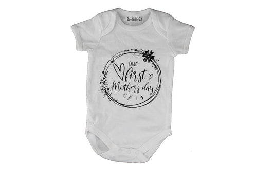 Our First Mothers Day - Circular - Baby Grow