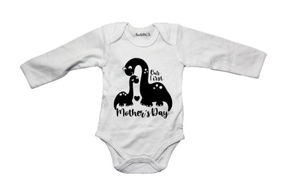 Our First Mothers Day - Dino - Baby Grow