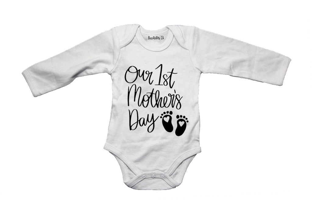 Our 1st Mothers Day - Feet - Baby Grow
