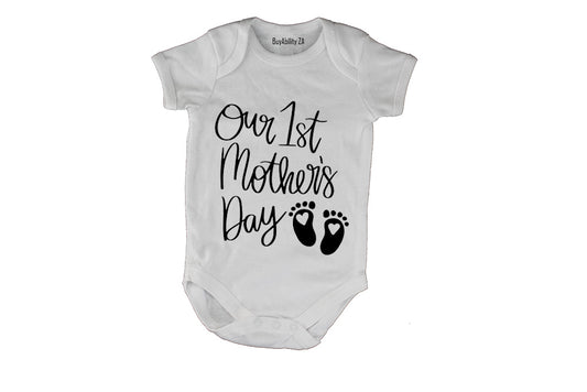 Our 1st Mothers Day - Feet - Baby Grow