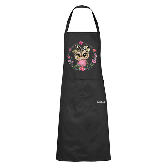Owl Wreath - Apron