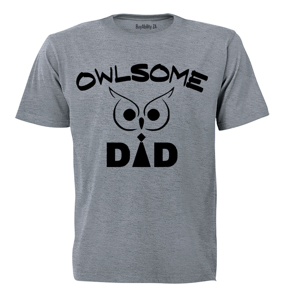 Owlsome Dad - Adults - T-Shirt
