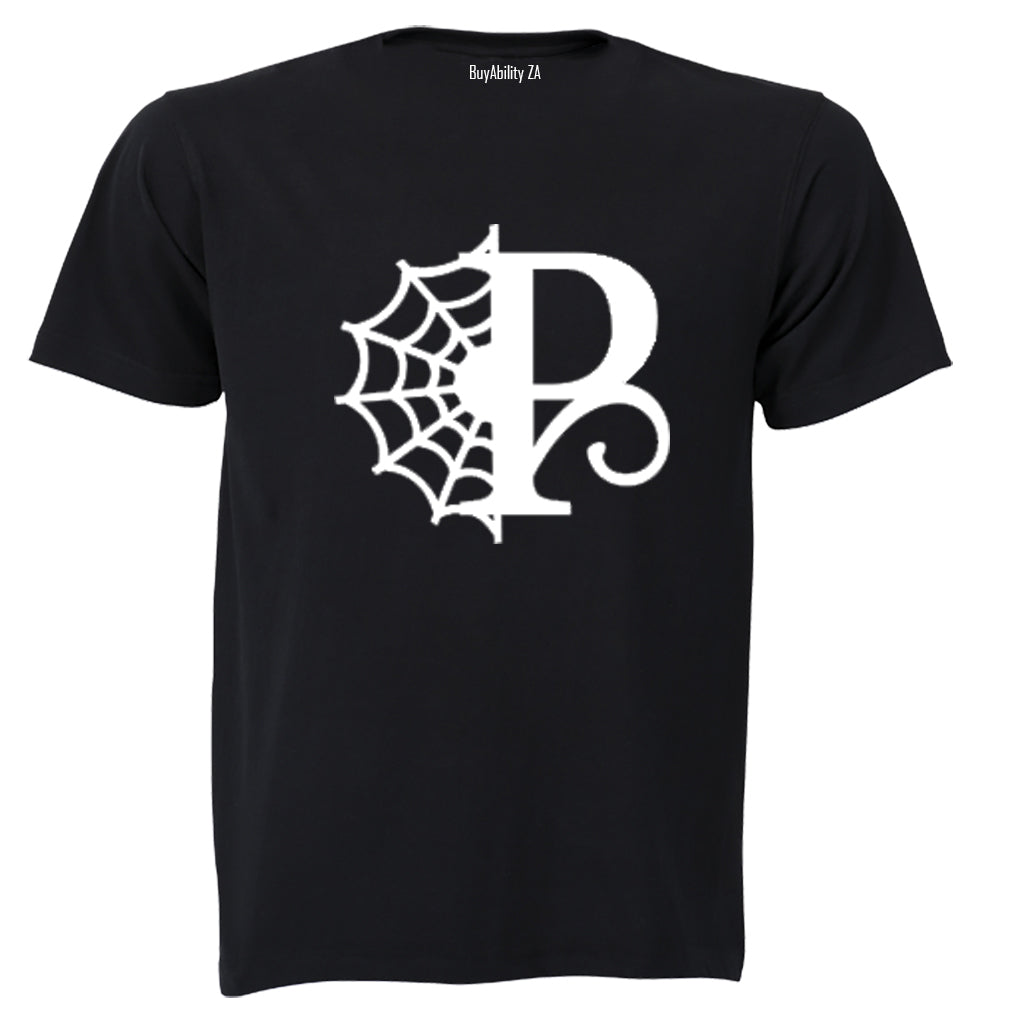 P - Halloween Spiderweb - Kids T-Shirt