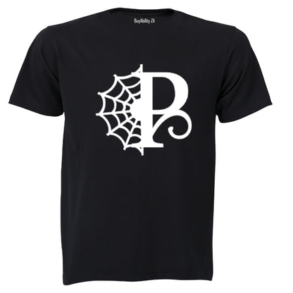 P - Halloween Spiderweb - Kids T-Shirt