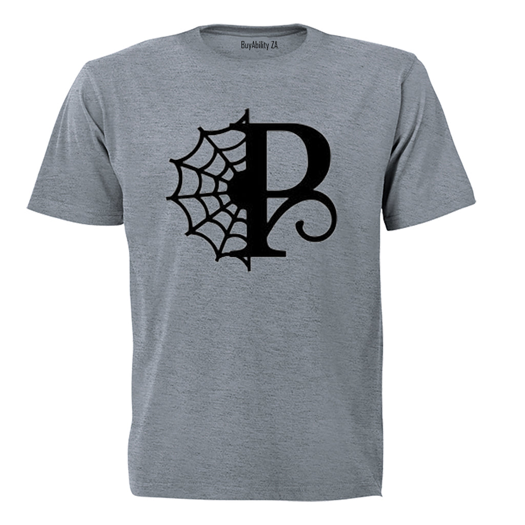 P - Halloween Spiderweb - Kids T-Shirt