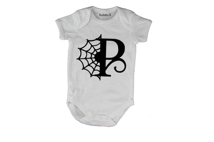 P - Halloween Spiderweb - Baby Grow
