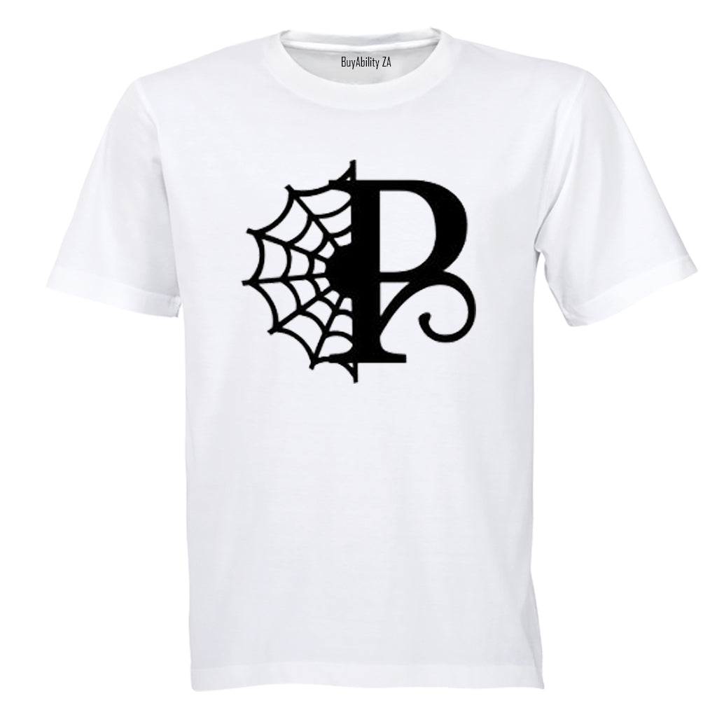 P - Halloween Spiderweb - Kids T-Shirt