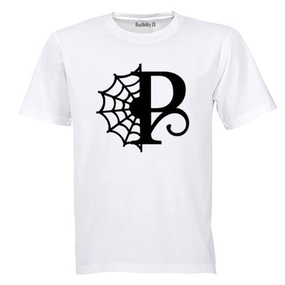 P - Halloween Spiderweb - Kids T-Shirt