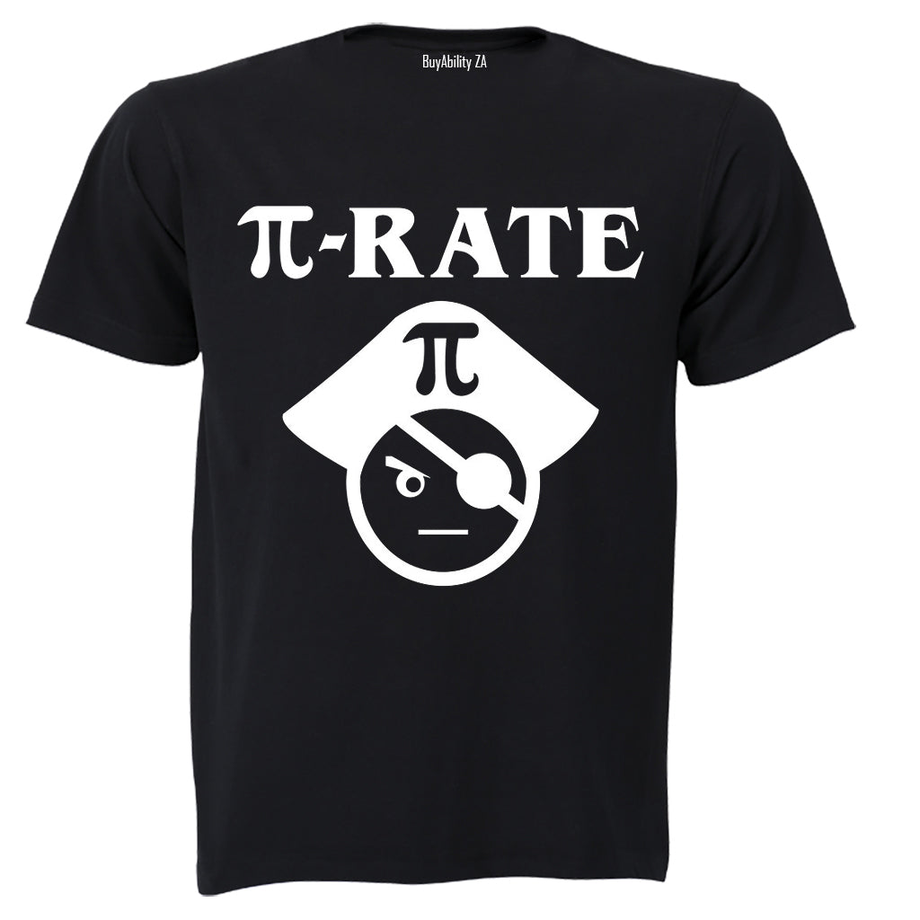 PIE- Rate, Pirate - Adults - T-Shirt
