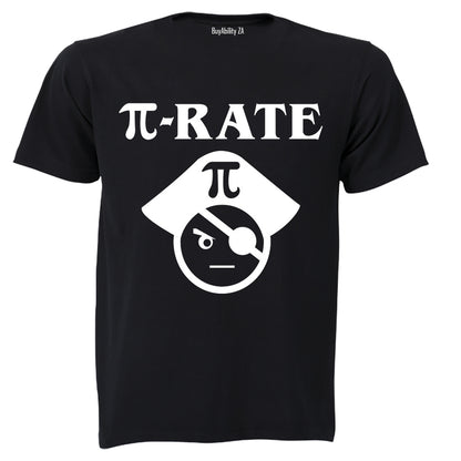 PIE- Rate, Pirate - Adults - T-Shirt