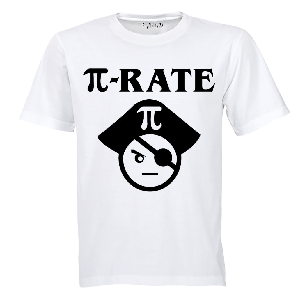PIE- Rate, Pirate - Adults - T-Shirt