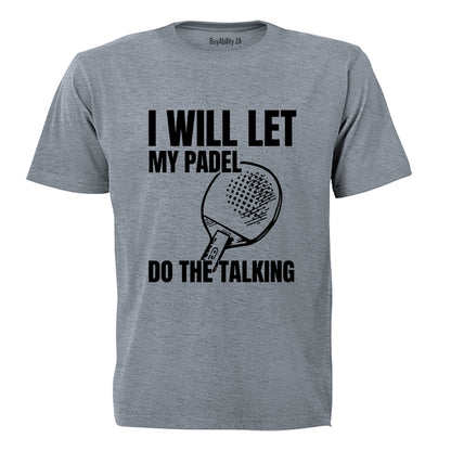 Padel Do The Talking - Adults - T-Shirt - BuyAbility South Africa