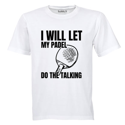 Padel Do The Talking - Adults - T-Shirt - BuyAbility South Africa