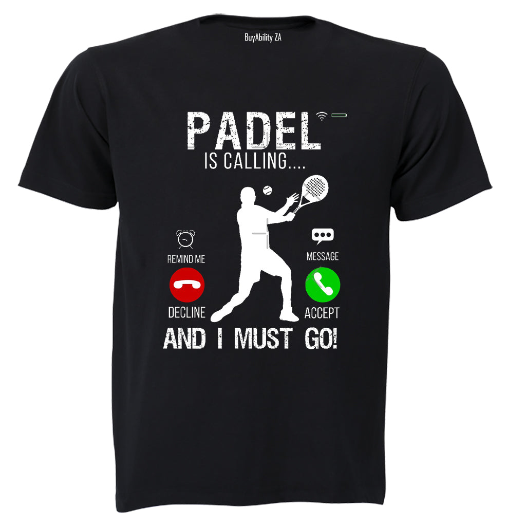Padel is Calling - Adults - T-Shirt - BuyAbility South Africa