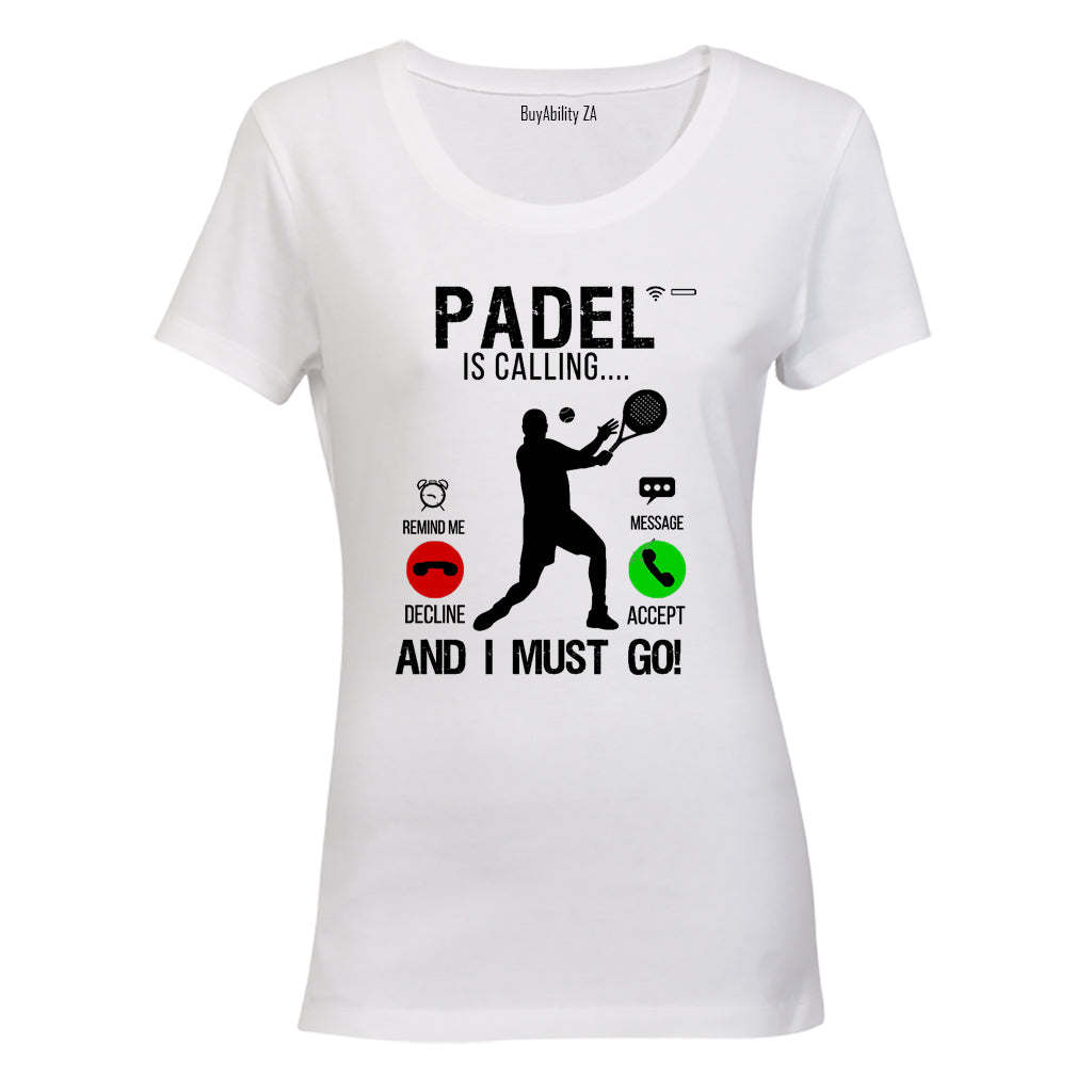 Padel is Calling - Ladies - T-Shirt - BuyAbility South Africa