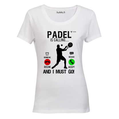 Padel is Calling - Ladies - T-Shirt - BuyAbility South Africa