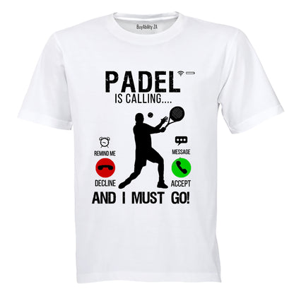 Padel is Calling - Adults - T-Shirt - BuyAbility South Africa