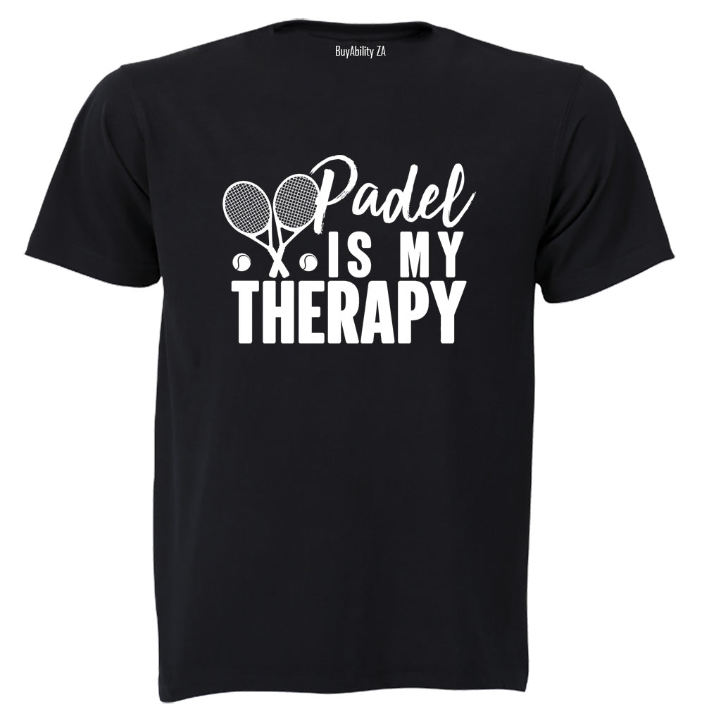 Padel Is My Therapy - Adults - T-Shirt - BuyAbility South Africa