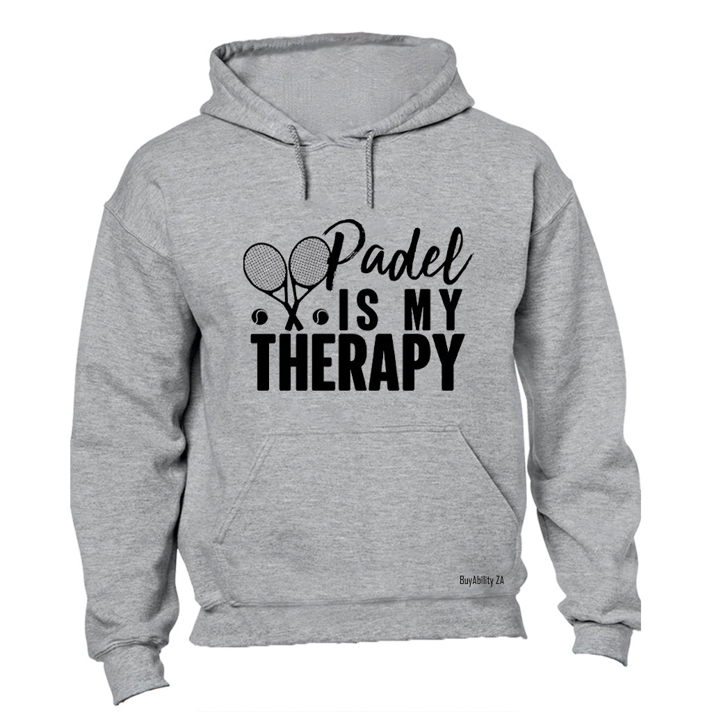Padel Is My Therapy - Hoodie - BuyAbility South Africa