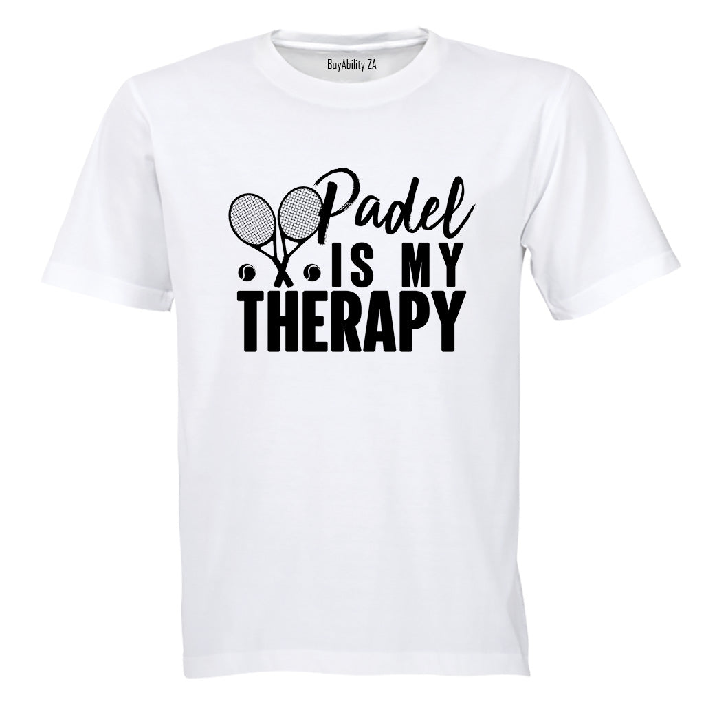 Padel Is My Therapy - Adults - T-Shirt - BuyAbility South Africa