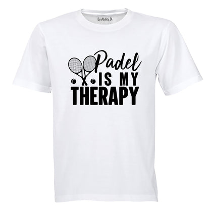Padel Is My Therapy - Adults - T-Shirt - BuyAbility South Africa