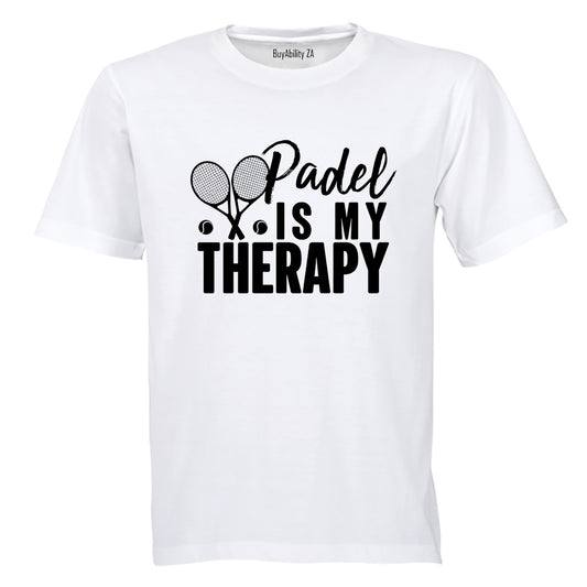 Padel Is My Therapy - Adults - T-Shirt - BuyAbility South Africa