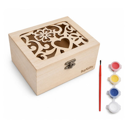 Paint & Create Wooden Keepsake Box