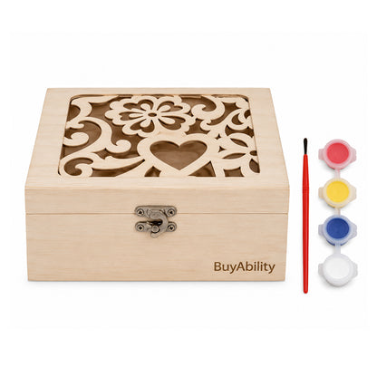 Paint & Create Wooden Keepsake Box