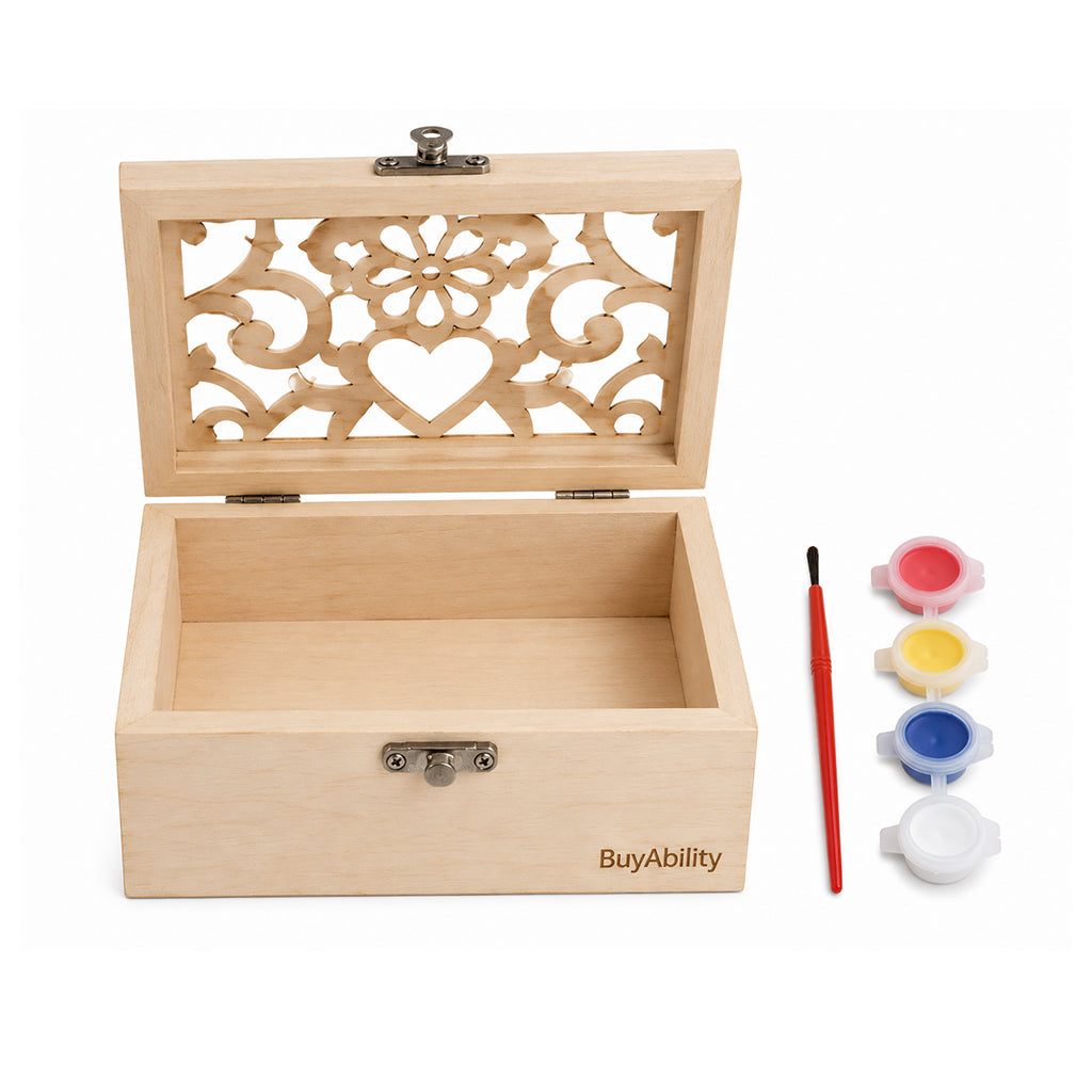 Paint & Create Wooden Keepsake Box