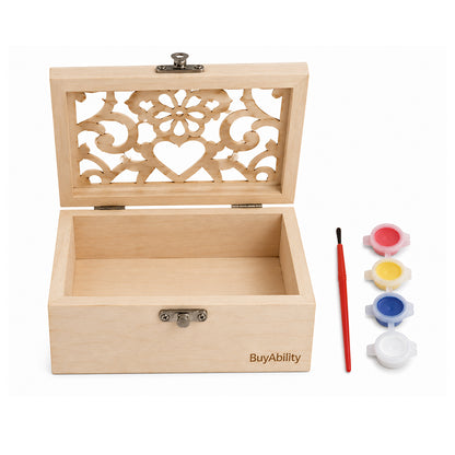 Paint & Create Wooden Keepsake Box