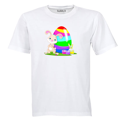 Painter Easter Bunny - Kids T-Shirt
