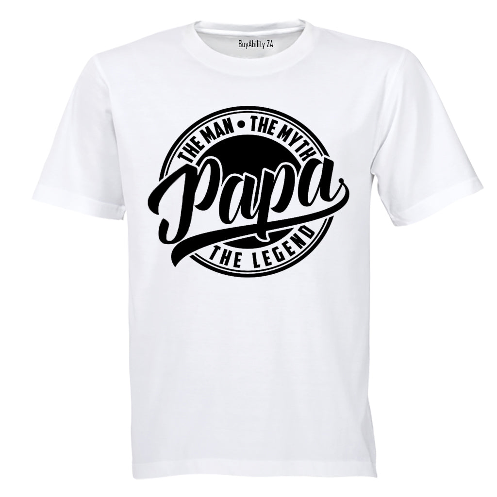 Papa, The Man, Myth, Legend - Adults - T-Shirt