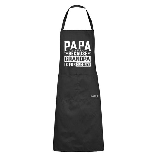 Papa Because Grandpa - Apron