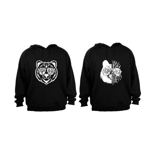 Papa & Mama Bear - Sunglasses - Couples Hoodies (1 Set)