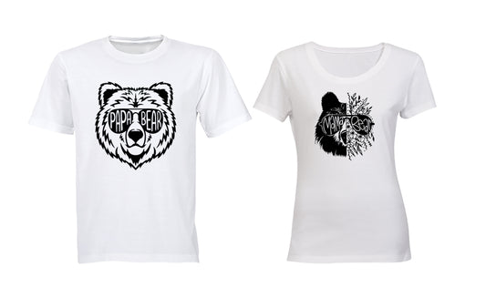 Papa & Mama Bear - Sunglasses - Couples Tees